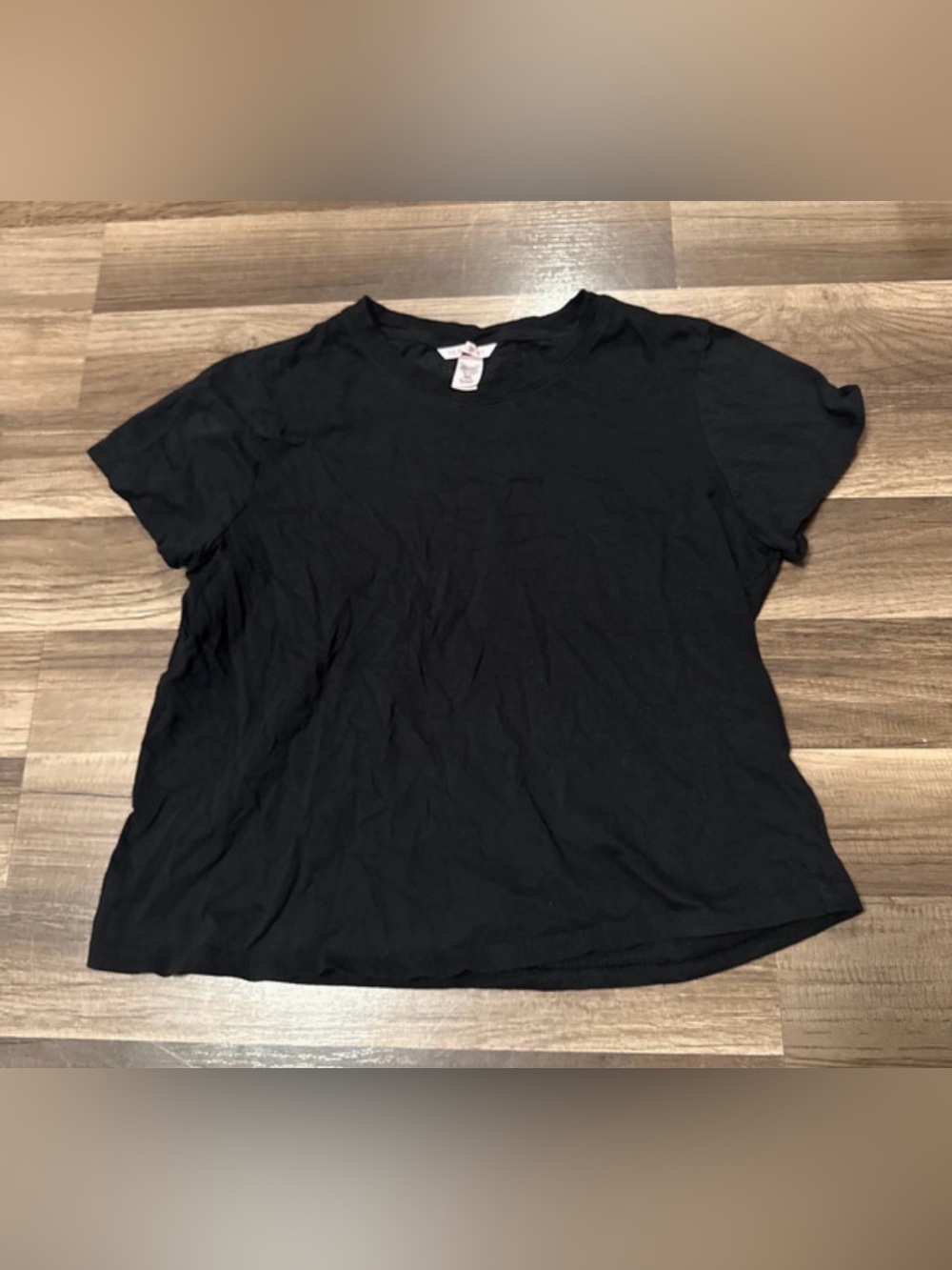 Victorias secret Black Short-Sleeve Women's Tee size XL